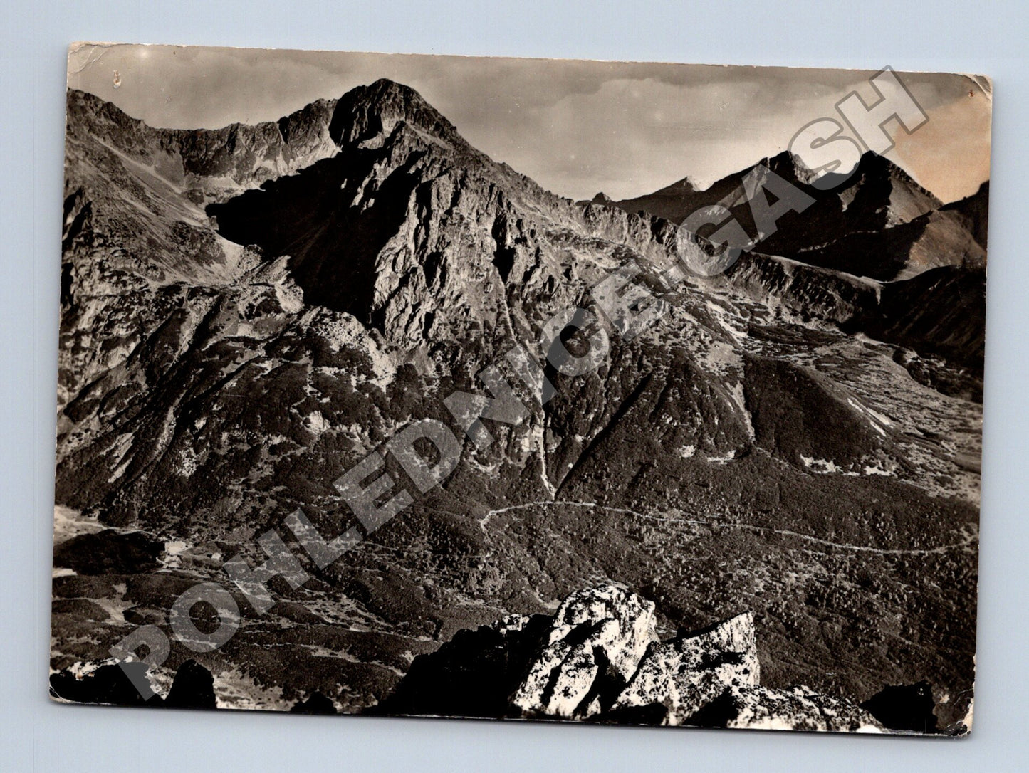 Pohlednice Slovensko Vysoké Tatry pleso hory 1950 (M35622)