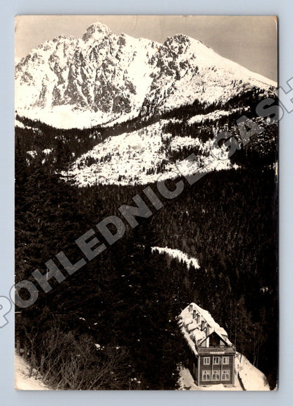 Pohlednice Slovensko Vysoké Tatry Bilíkova chata 1962 (M35623)