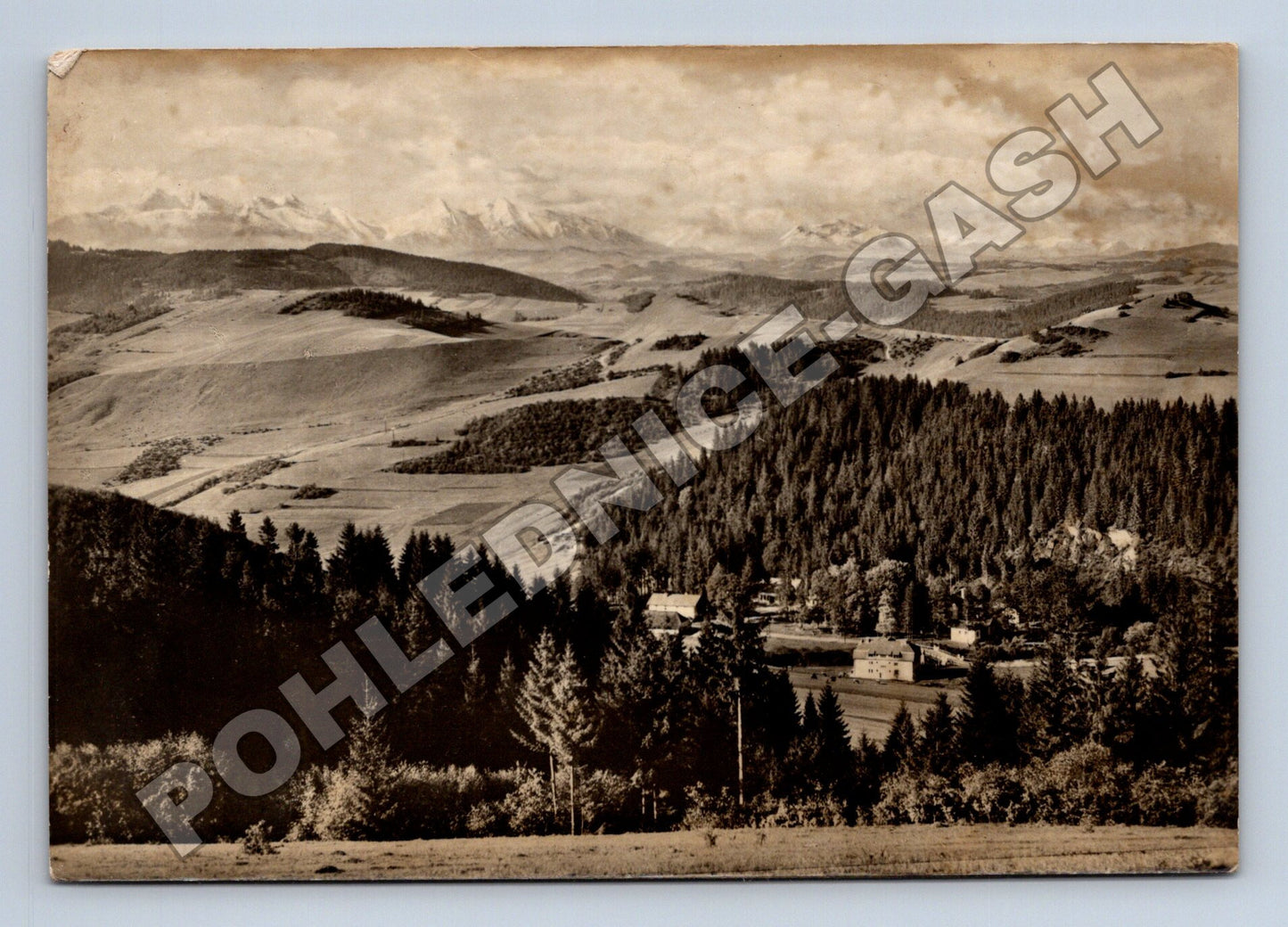 Pohlednice Slovensko Červený Kláštor Vysoké Tatry 1957 (M35627)