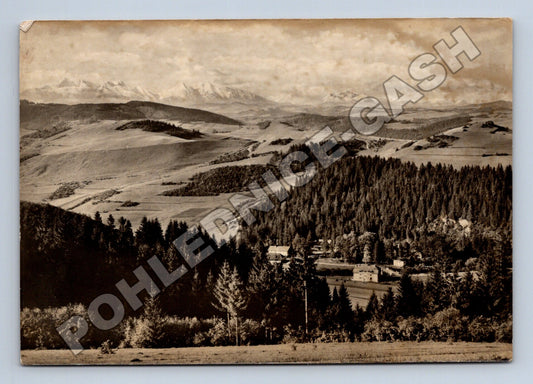 Pohlednice Slovensko Červený Kláštor Vysoké Tatry 1957 (M35627)