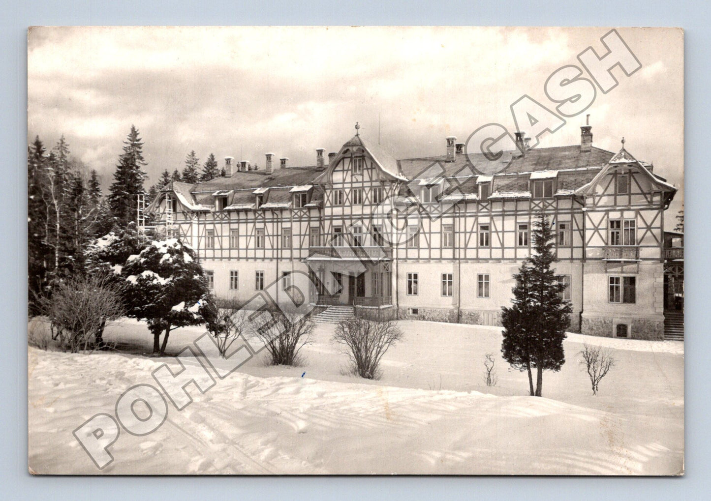 Pohlednice Slovensko Tatranská Lomnica Slovenský dom 1956 (M35628)