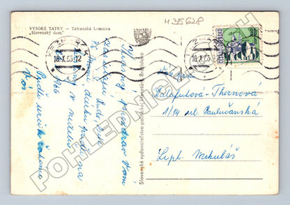Pohlednice Slovensko Tatranská Lomnica Slovenský dom 1956 (M35628)
