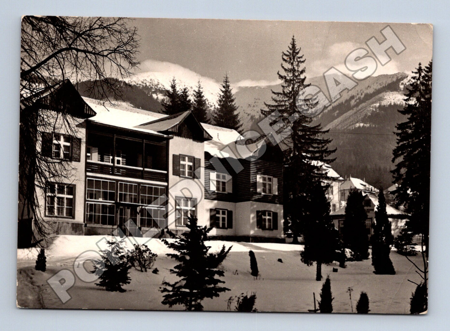 Pohlednice Slovensko Korytnica kúpele zasněžené hory (M35633)