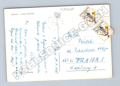 Pohlednice Slovensko Košice krytá plaváreň 1976 (M35638)