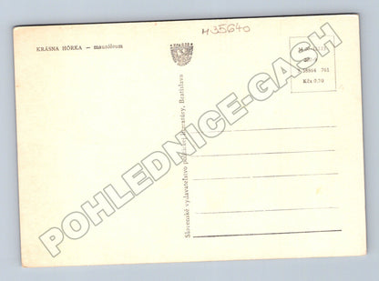 Pohlednice Slovensko Krásna Hôrka mauzoleum (M35640)