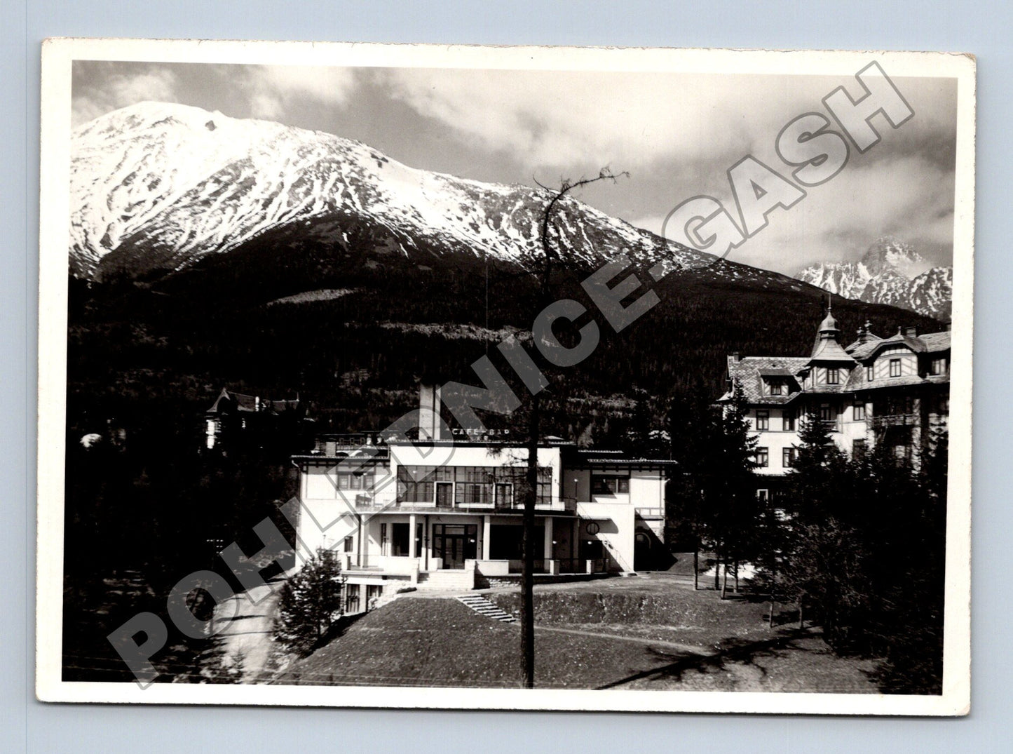 Pohlednice Slovensko Štrbské Pleso Cafe-Hotel (M35651)