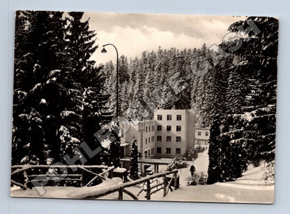 Pohlednice Slovensko Štós léčebný ústav zasněžený les (M35654)