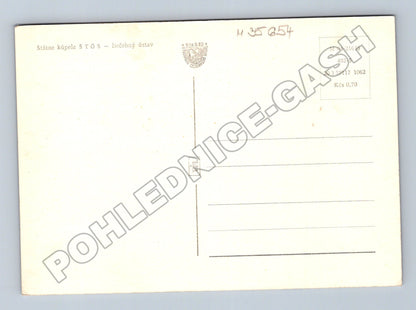 Pohlednice Slovensko Štós léčebný ústav zasněžený les (M35654)