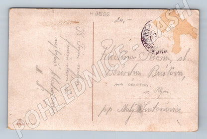 Pohlednice milostná scéna kolor použito (M3566)