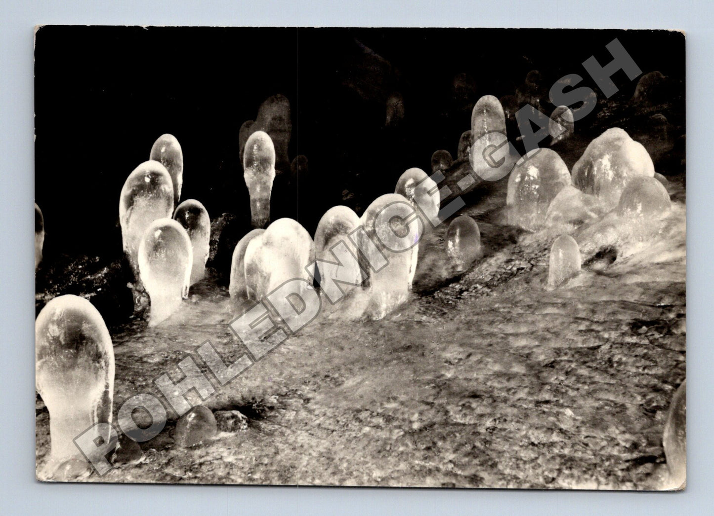 Pohlednice Slovensko Demänovské jaskyne ledová jeskyně 1956 (M35661)