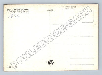 Pohlednice Slovensko Demänovské jaskyne ledová jeskyně 1956 (M35661)