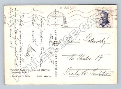 Pohlednice Slovensko Vysoké Tatry Hrebienok Zotavovňa ROH (M35671)
