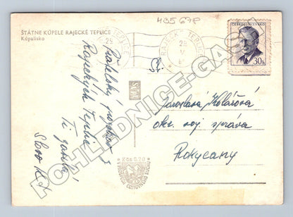 Pohlednice Slovensko Rajecké Teplice kúpalisko (M35678)