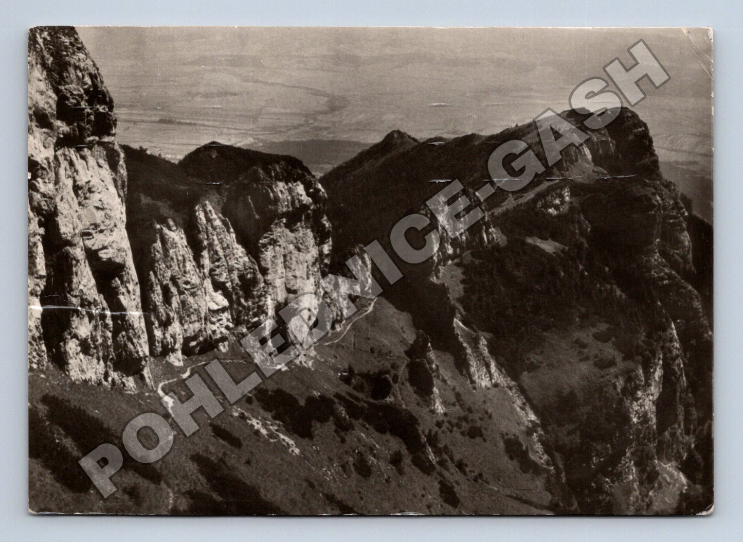 Pohlednice Slovensko Belanské Tatry Skalné vráta 1958 (M35684)