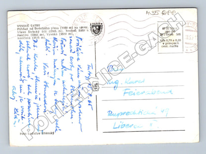 Pohlednice Slovensko Vysoké Tatry Štrbské pleso 1965 (M35688)