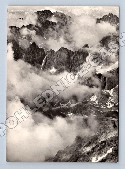 Pohlednice Slovensko Vysoké Tatry hory mraky (M35692)