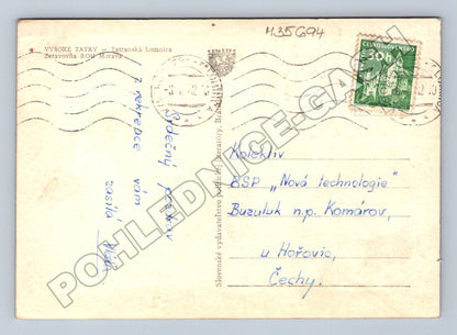 Pohlednice Slovensko Tatranská Lomnica hotel Morava 1982 (M35694)