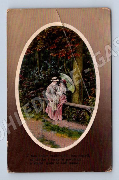 Pohlednice kolor RU 1908 adresováno Praha (M3570)