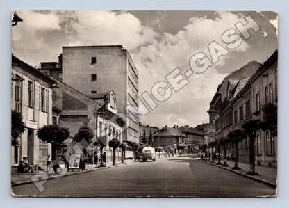 Pohlednice Slovensko Ružomberok ulice s budovami (M35717)