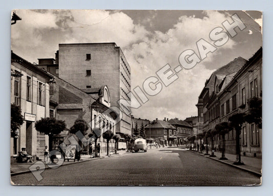 Pohlednice Slovensko Ružomberok ulice s budovami (M35717)