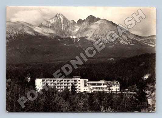 Pohlednice Slovensko Tatranská Lomnica Hotel Morava 1967 (M35728)
