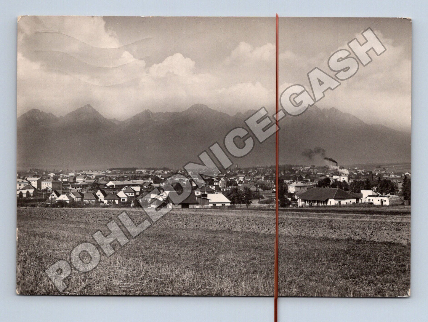 Pohlednice Slovensko Poprad panorama Vysoké Tatry 1941 (M35731)