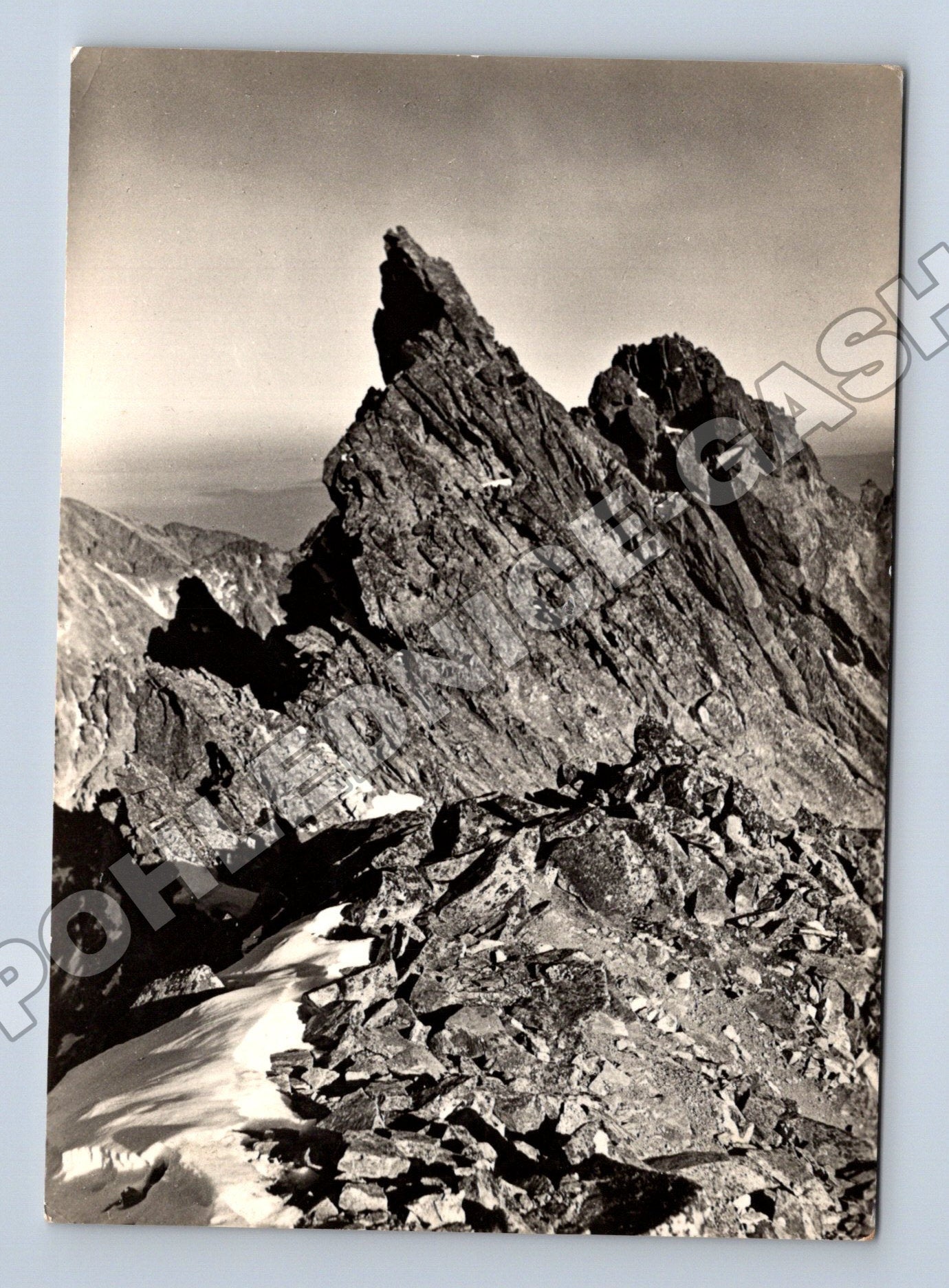 Pohlednice Slovensko Vysoké Tatry Gerlachovský štít 1968 (M35740)