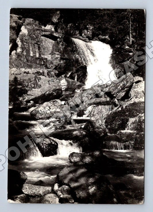 Pohlednice Slovensko Vysoké Tatry Studenovodské vodopády 1966 (M35762)