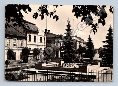 Pohlednice Slovensko Poprad náměstí 1936 (M35768)