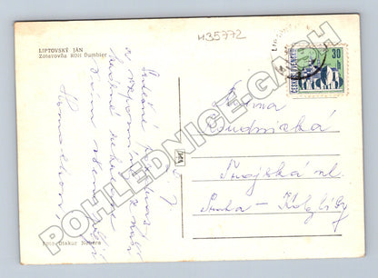 Pohlednice Slovensko Liptovský Ján Zotavovňa ROH Dumbier (M35772)