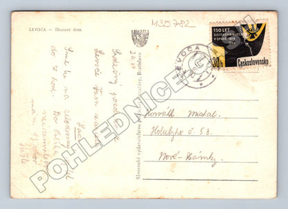 Pohlednice Slovensko Levoča Thurzov dom 1964 (M35782)