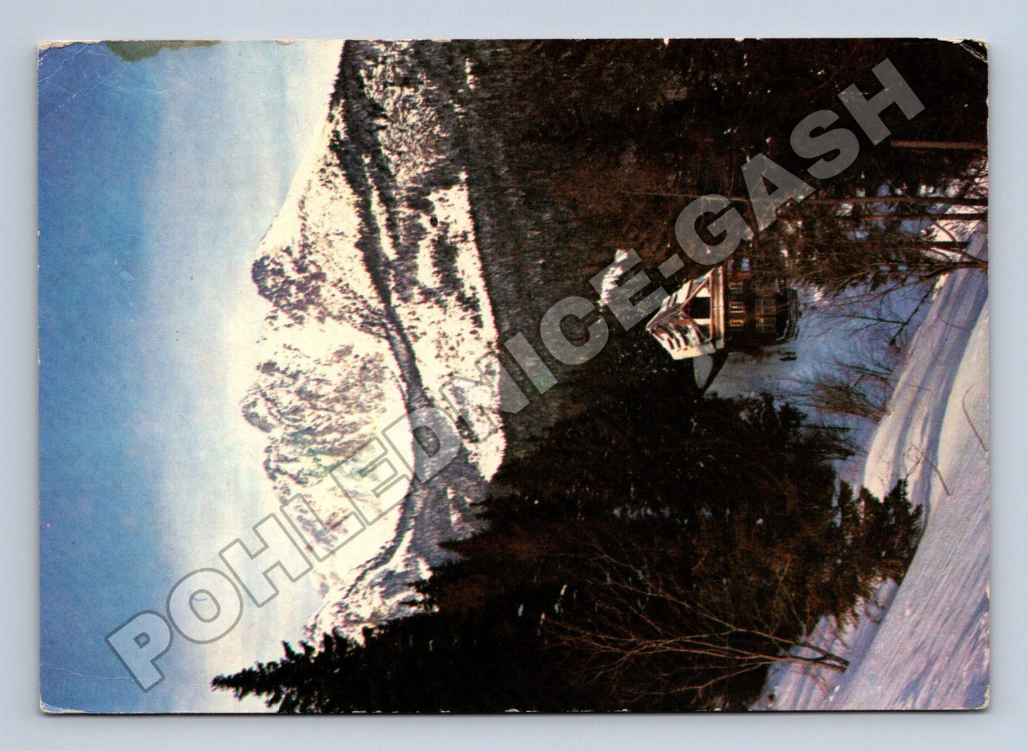 Pohlednice Slovensko Vysoké Tatry Bilíkova chata 196x (M35797)