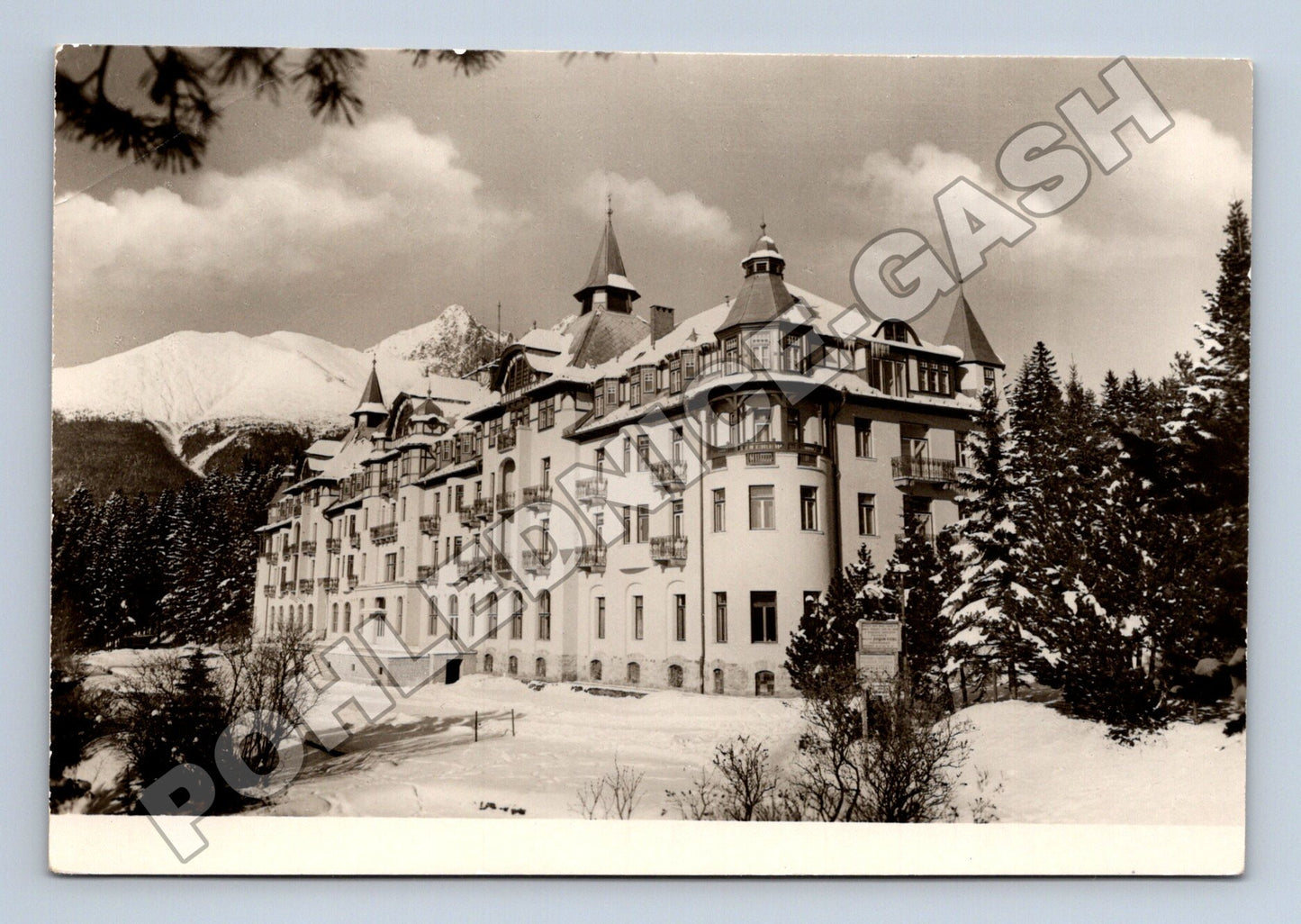 Pohlednice Slovensko Tatranská Lomnica Grand hotel Praha 1940 (M35799)