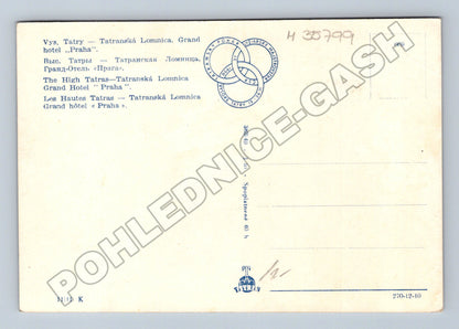 Pohlednice Slovensko Tatranská Lomnica Grand hotel Praha 1940 (M35799)