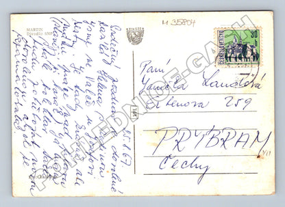 Pohlednice Slovensko Martin Divadlo SNP 1967 (M35804)