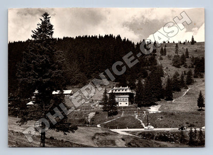 Pohlednice Slovensko Nízké Tatry Chata na Čertovici 1960 (M35805)