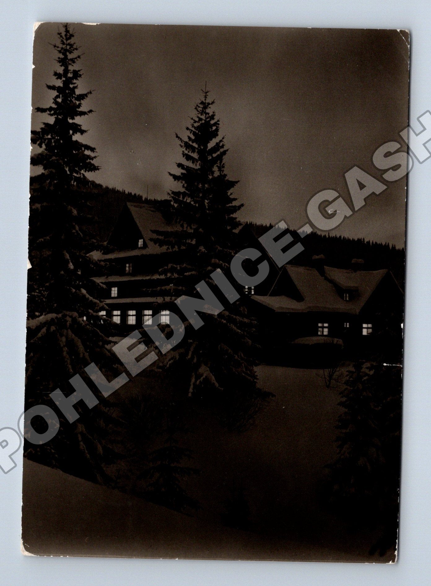 Pohlednice Slovensko Nízké Tatry Mikulášska chata 1971 (M35809)