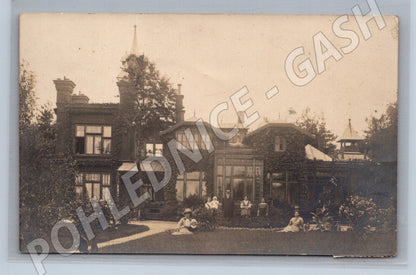 Pohlednice vila Kostelec n Orlicí Bedřich Hanuš (M3581)