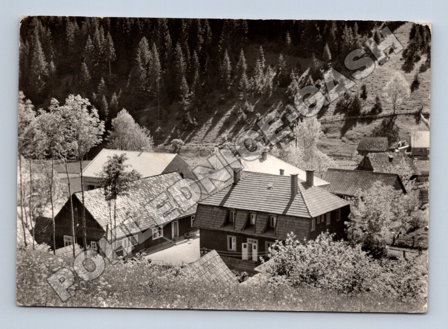 Pohlednice Slovensko Vyšná Boca Chata Baník 1964 (M35813)
