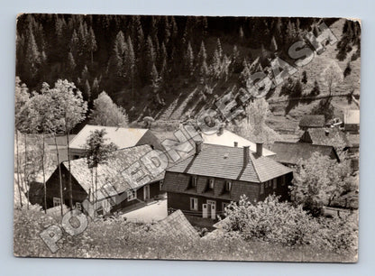 Pohlednice Slovensko Vyšná Boca Chata Baník 1964 (M35813)