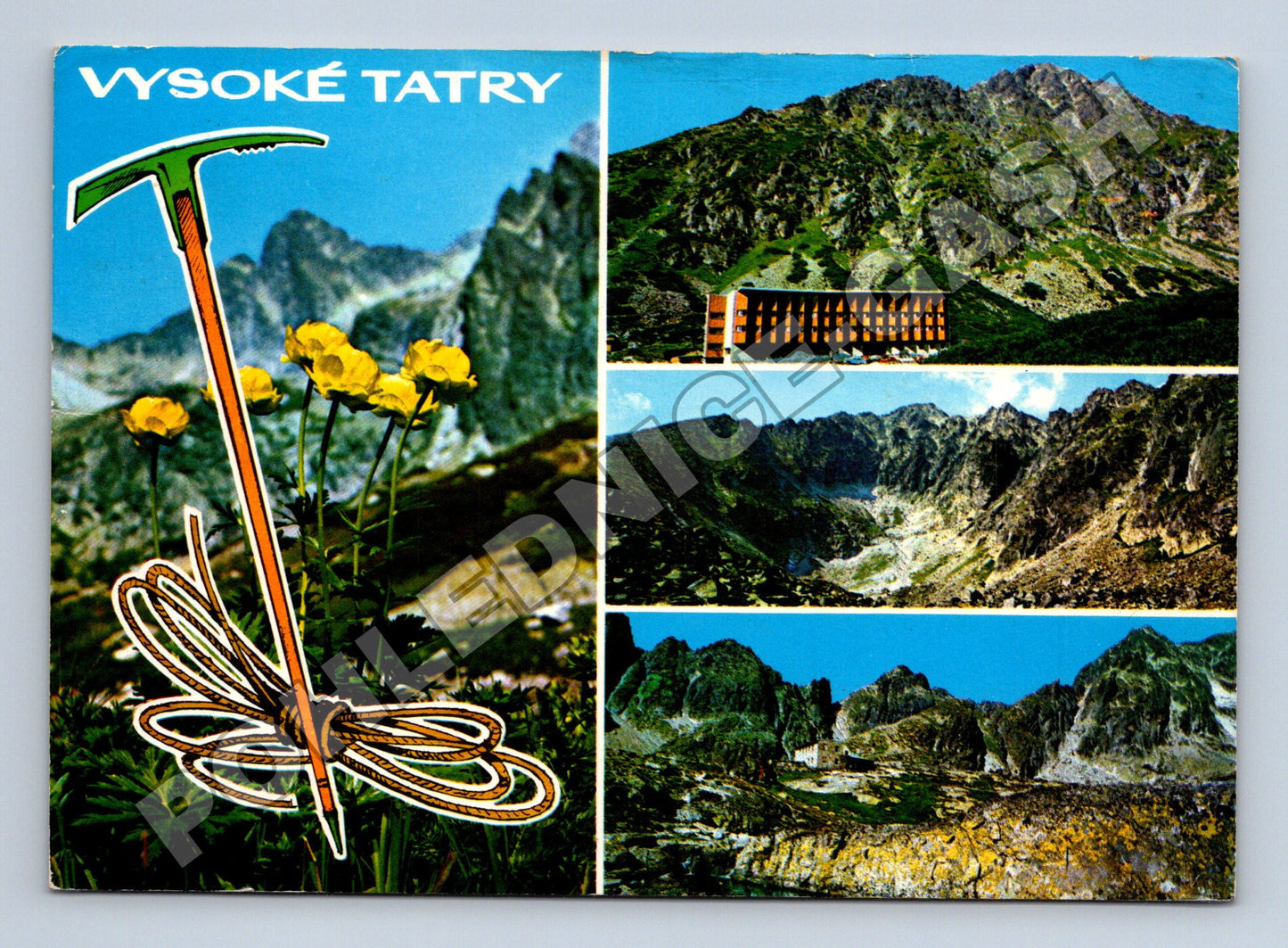 Pohlednice Slovensko Vysoké Tatry horské motivy (M35814)