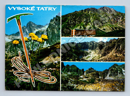 Pohlednice Slovensko Vysoké Tatry horské motivy (M35814)