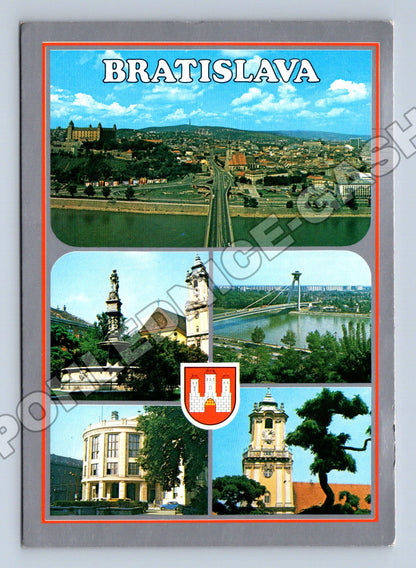 Pohlednice Slovensko Bratislava panorama motivy 1988 (M35819)