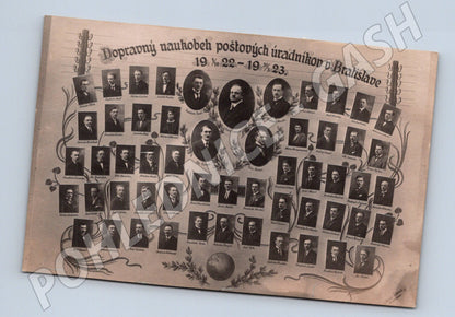 Pohlednice Bratislava 1932 poštovní úředníci (M3582)