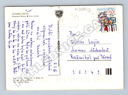 Pohlednice Slovensko Zádielska dolina 1984 (M35823)