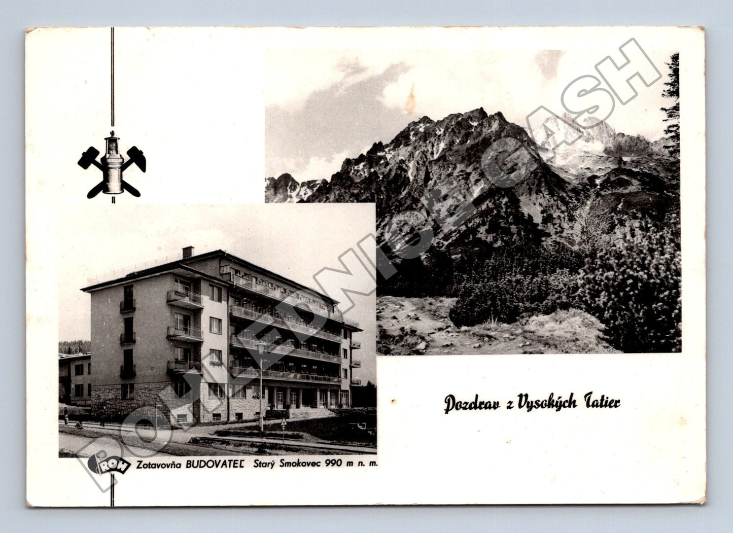 Pohlednice Slovensko Vysoké Tatry Starý Smokovec 1961 (M35831)