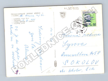 Pohlednice Slovensko Smrdáky lázně 1970 (M35833)