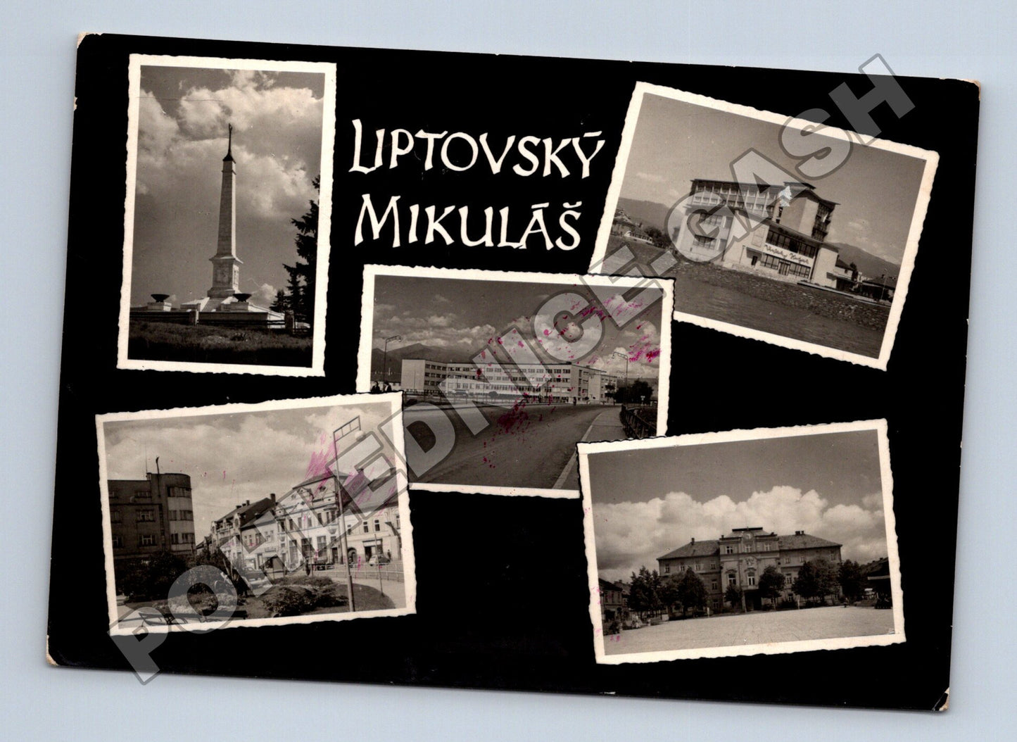 Pohlednice Slovensko Liptovský Mikuláš koláž 1967 (M35837)