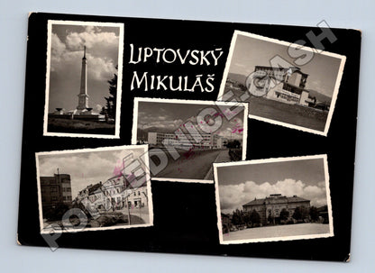 Pohlednice Slovensko Liptovský Mikuláš koláž 1967 (M35837)