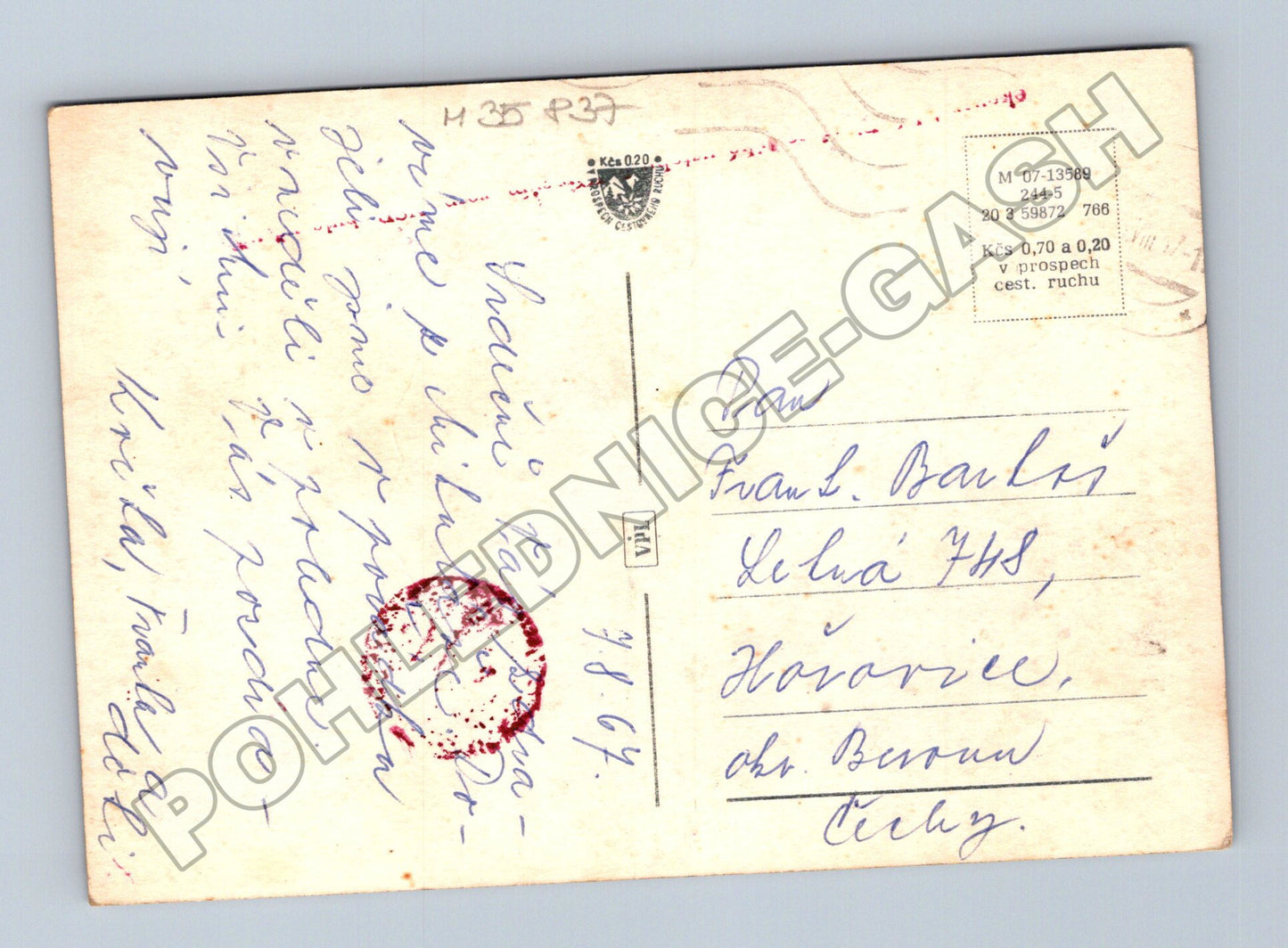 Pohlednice Slovensko Liptovský Mikuláš koláž 1967 (M35837)